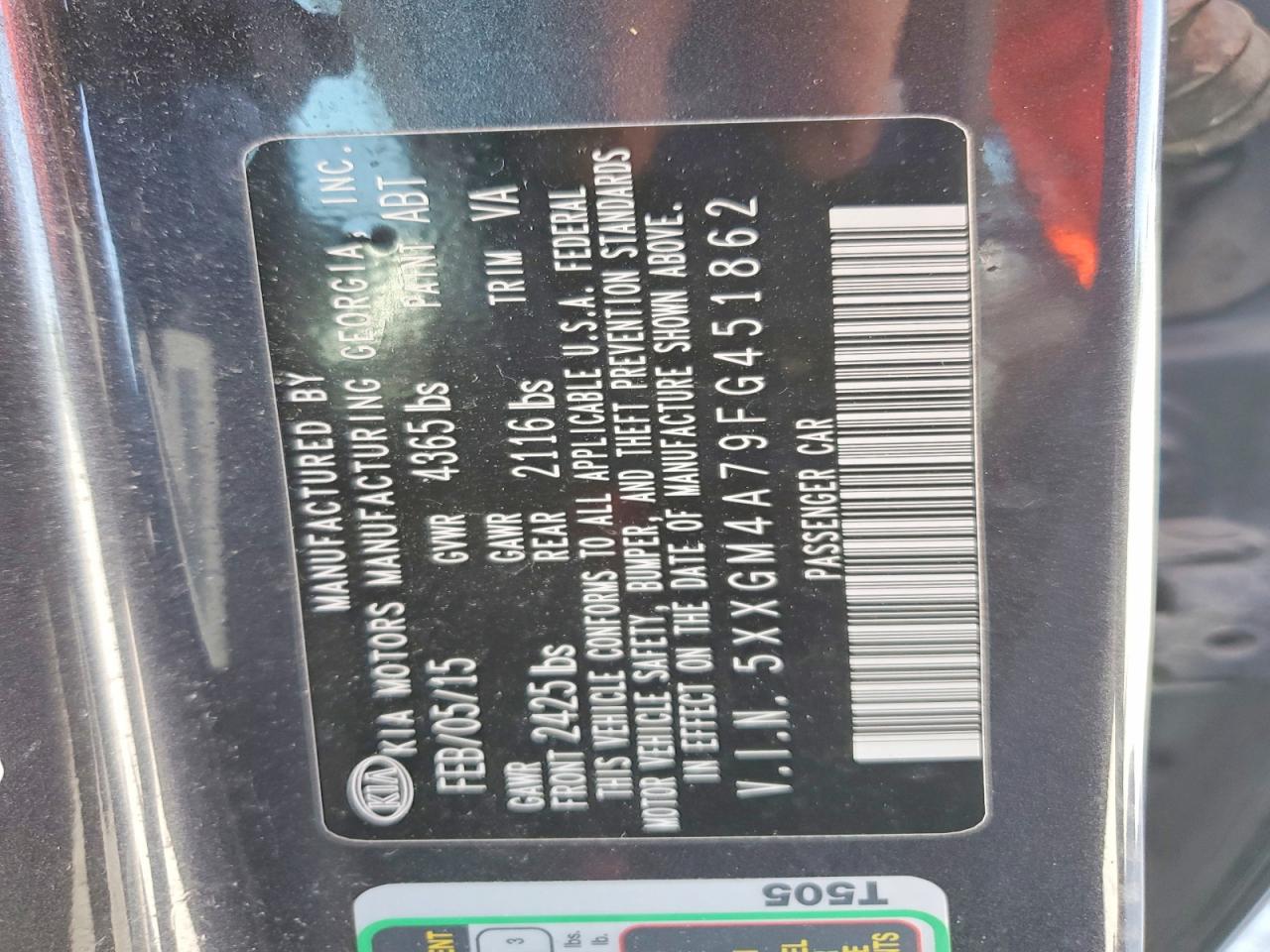 2015 KIA OPTIMA LX photo 34