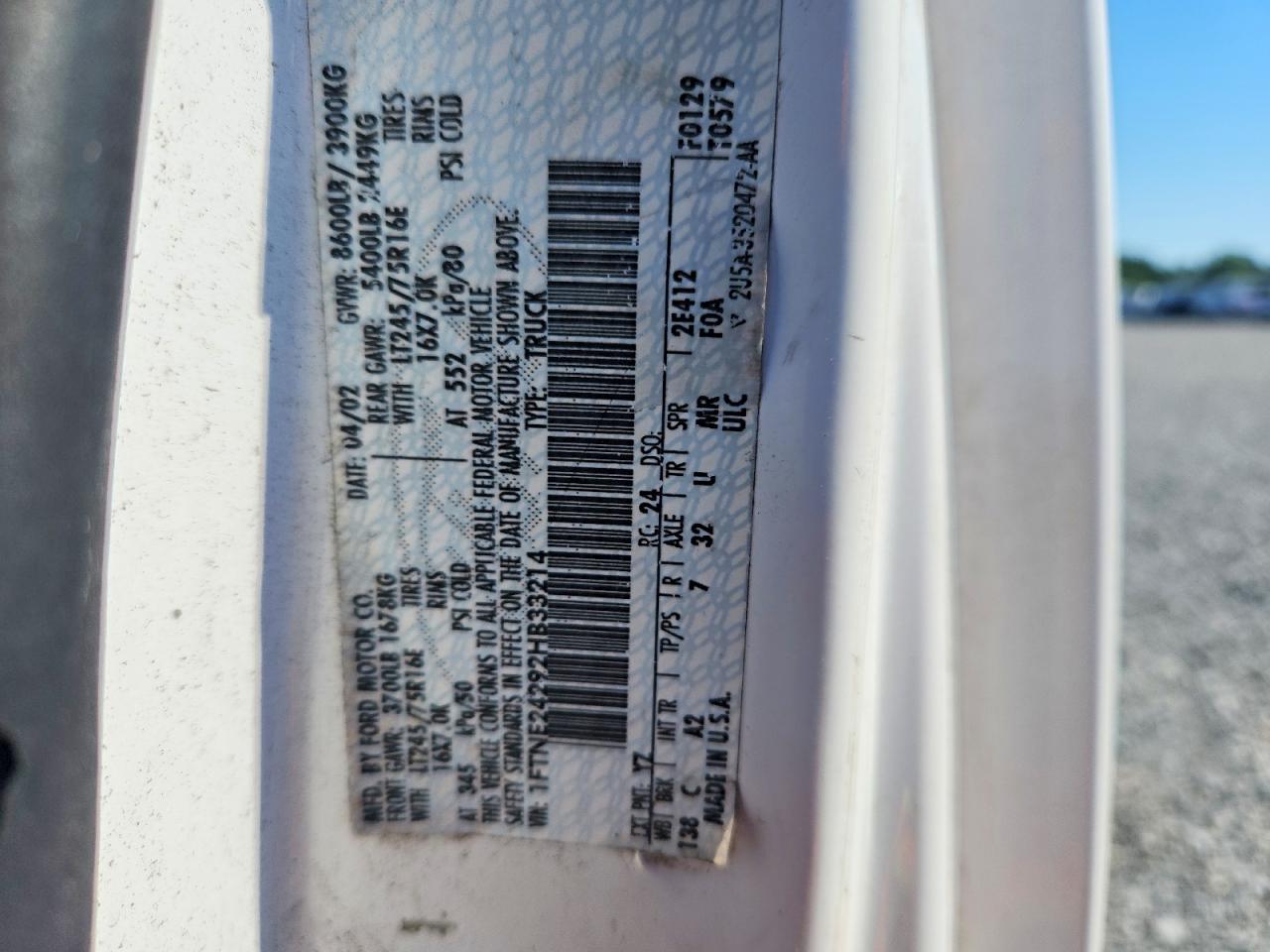 2002 FORD ECONOLINE photo 37