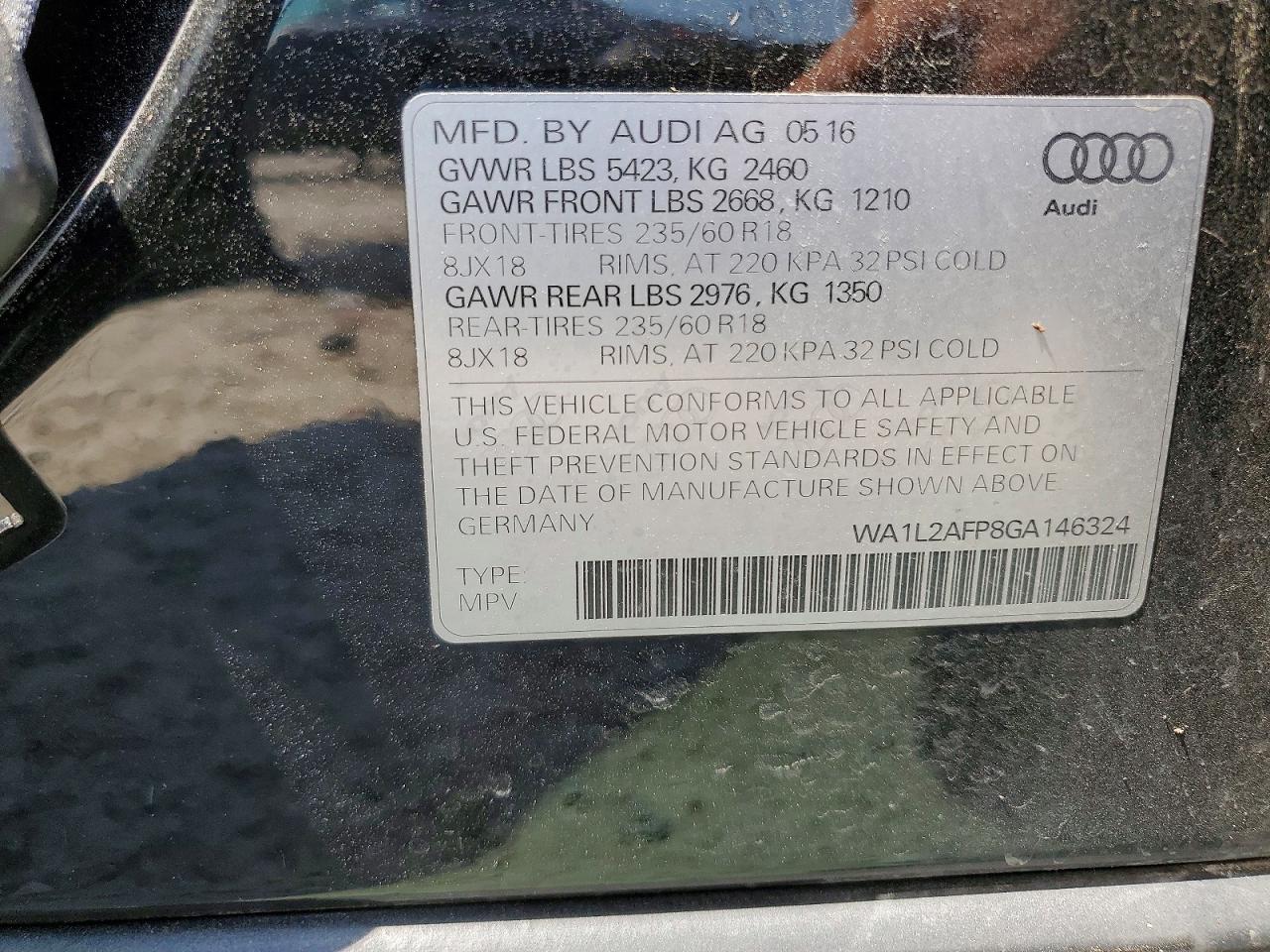 2016 AUDI Q5 PREMIUM PLUS photo 25