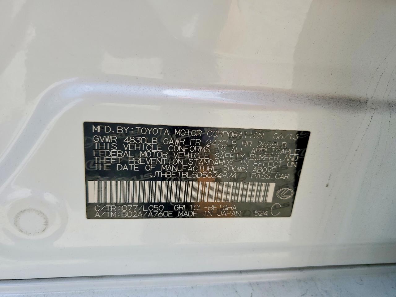 2013 LEXUS GS 350 photo 23