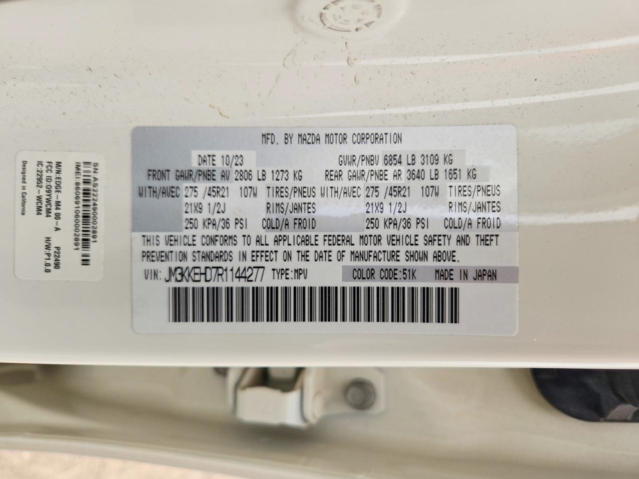2024 MAZDA CX-90 PREMIUM PLUS photo 25