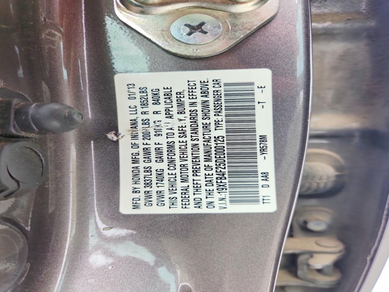 2013 HONDA CIVIC HYBRID photo 23