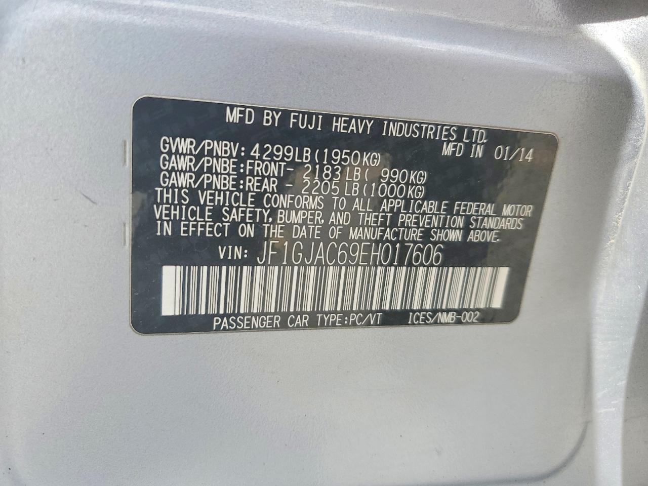2014 SUBARU IMPREZA PREMIUM photo 12