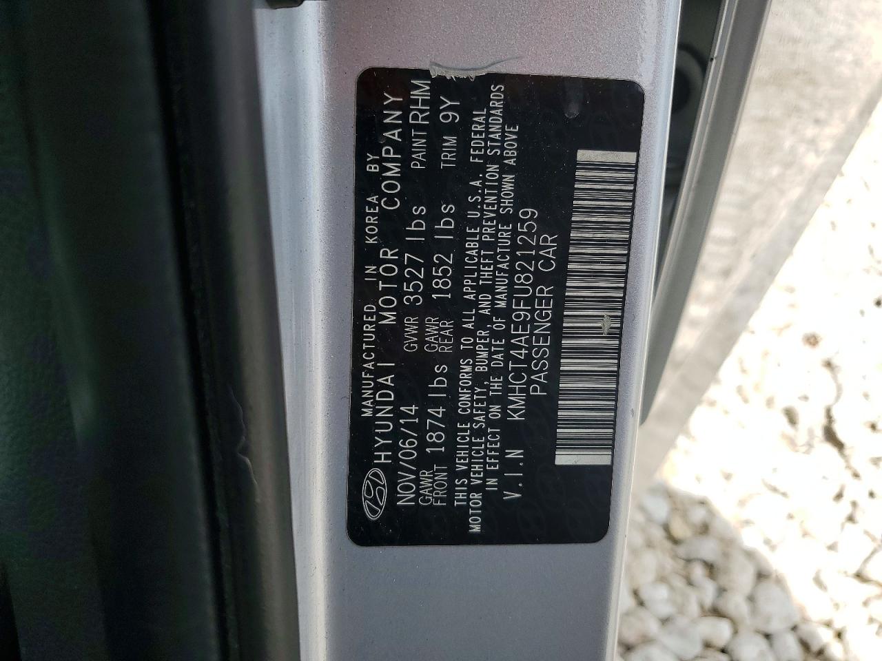 2015 HYUNDAI ACCENT GLS photo 34