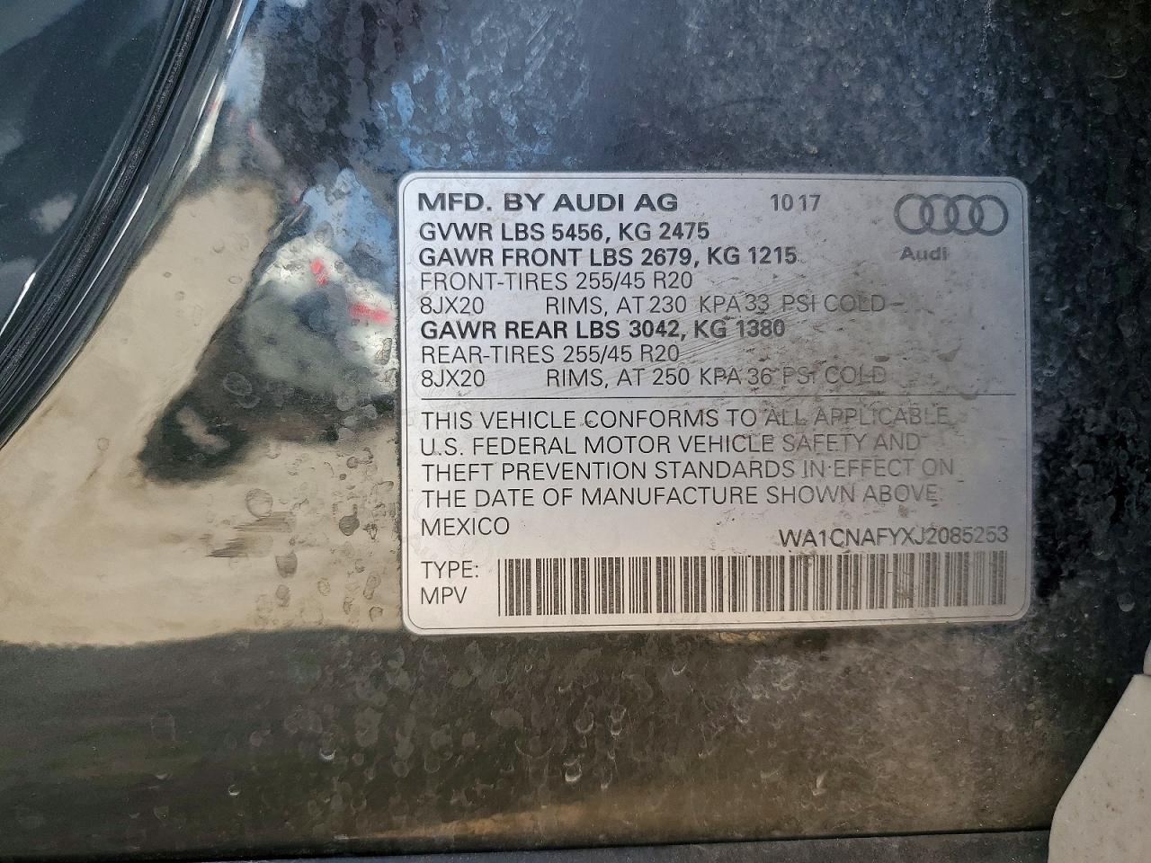 2018 AUDI Q5 PRESTIGE photo 23