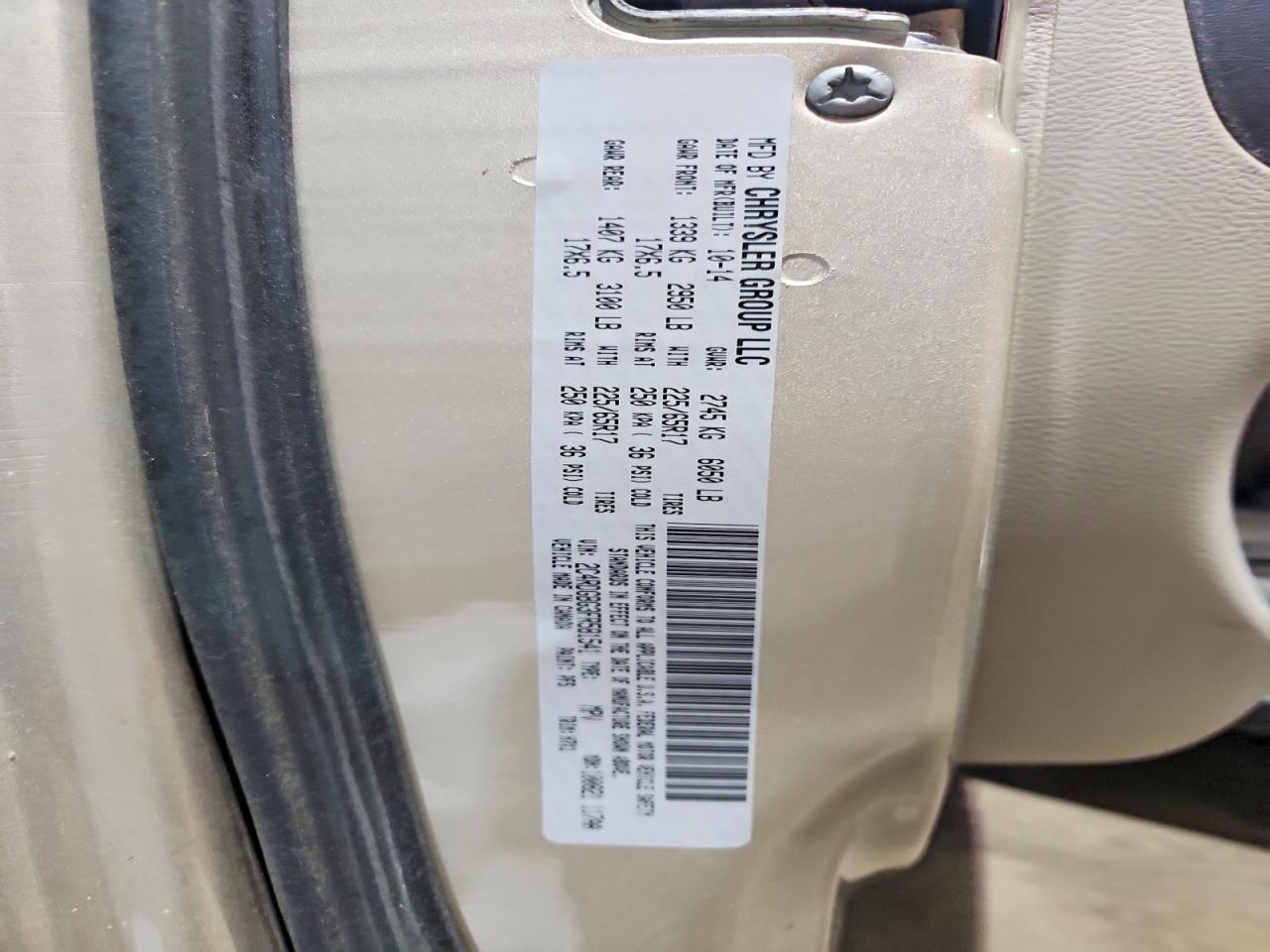 2015 DODGE GRAND CARAVAN SE photo 13