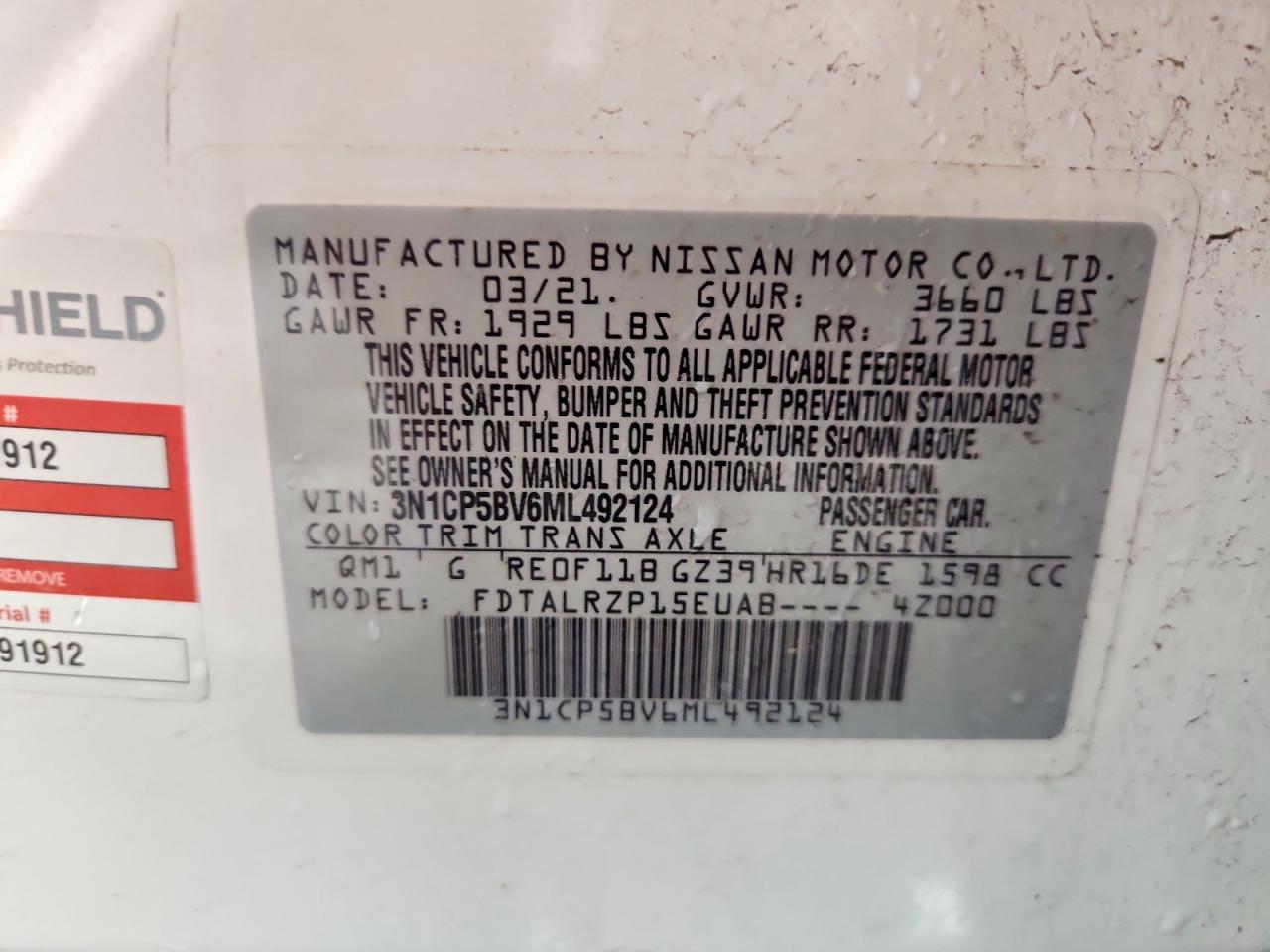 2021 NISSAN KICKS S photo 23