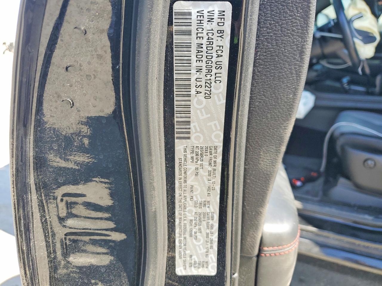 2024 DODGE DURANGO GT photo 25