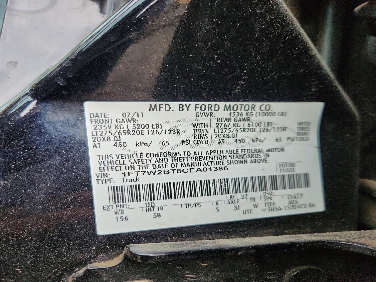 2012 FORD F250 SUPER DUTY photo 23