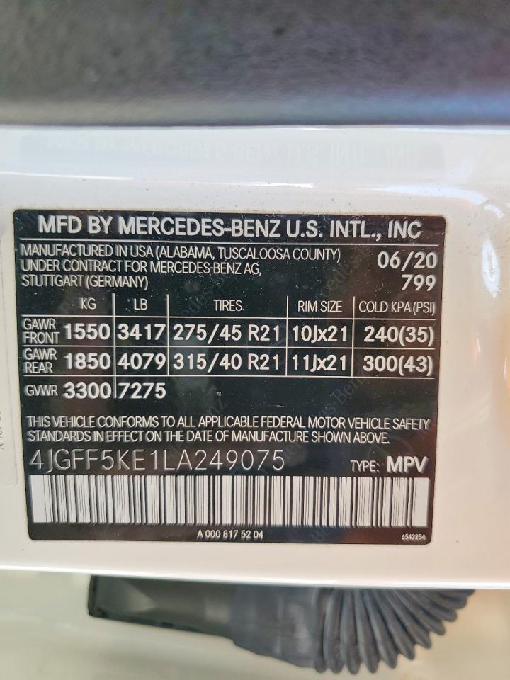 2020 MERCEDES-BENZ GLS 450 4MATIC photo 25