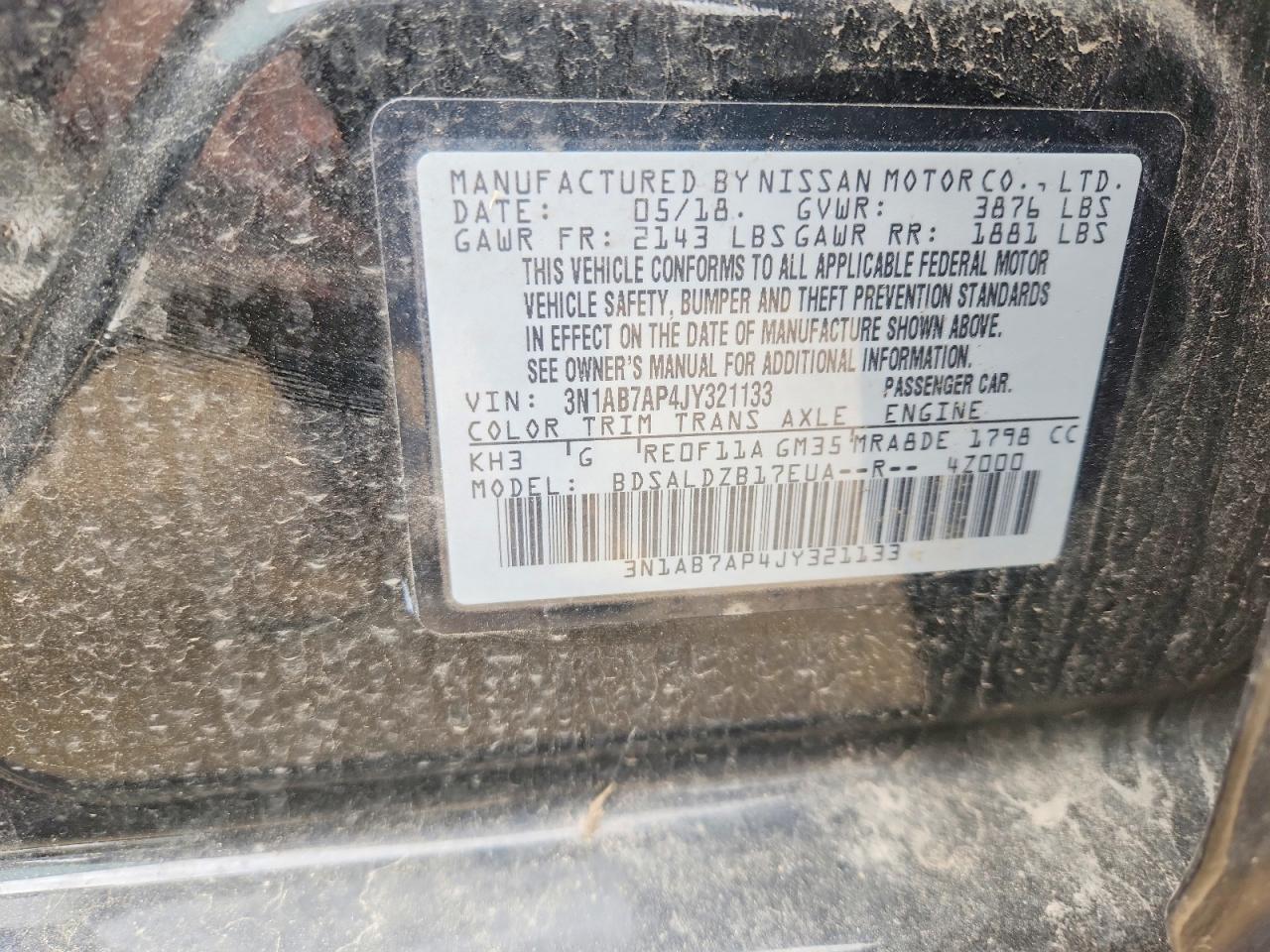 2018 NISSAN SENTRA SV photo 34