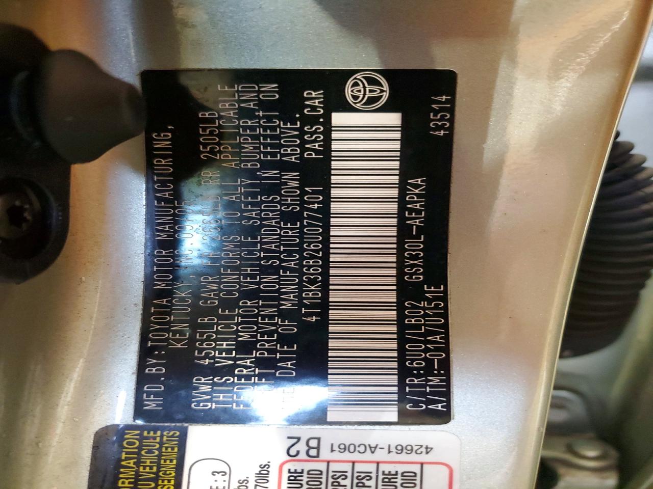 2006 TOYOTA AVALON LIMITED photo 34