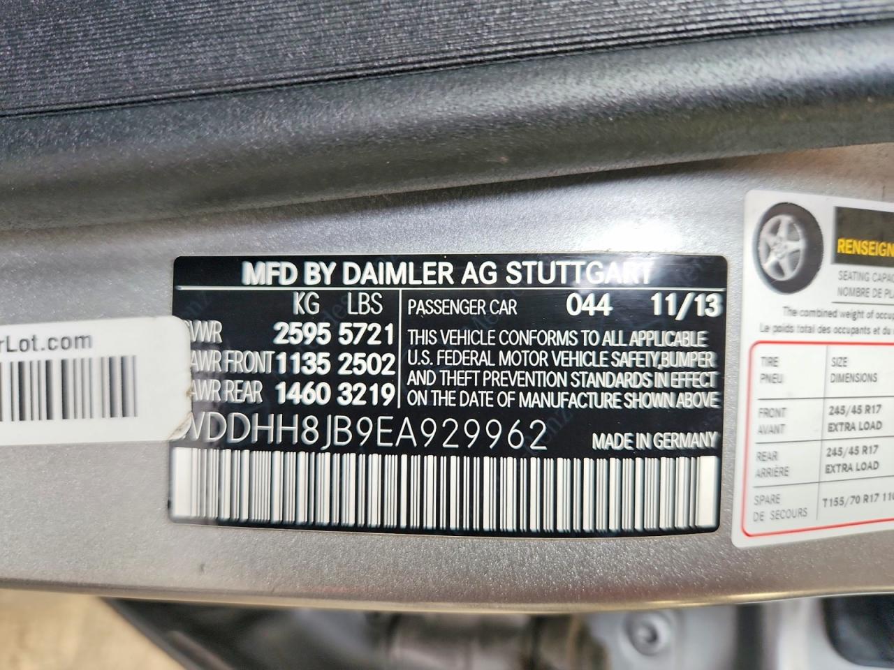 2014 MERCEDES-BENZ E 350 4MATIC WAGON photo 12