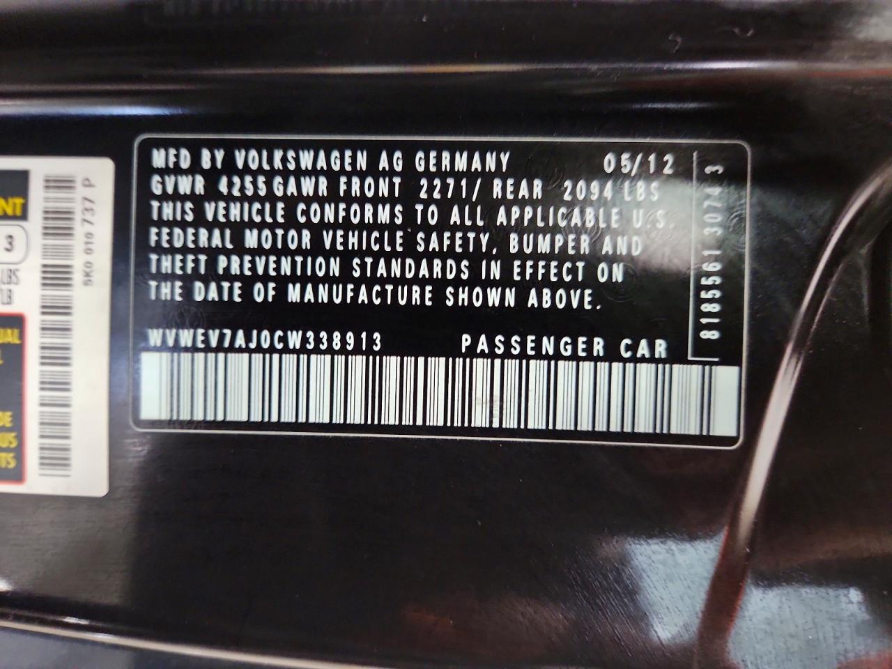 2012 VOLKSWAGEN GTI photo 13