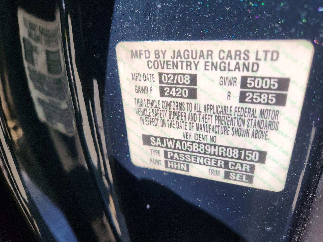 2009 JAGUAR XF LUXURY photo 23