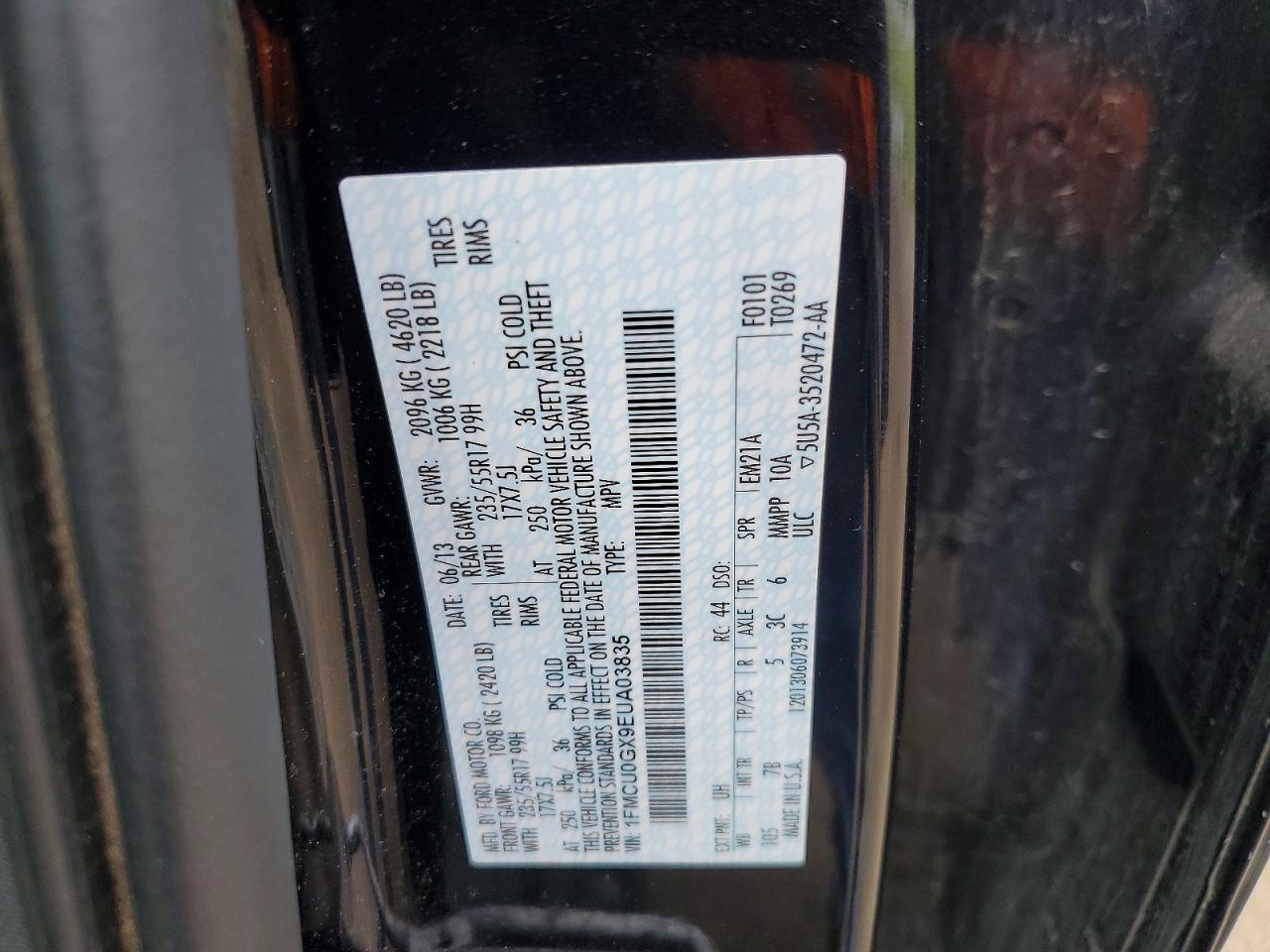 2014 FORD ESCAPE SE photo 37