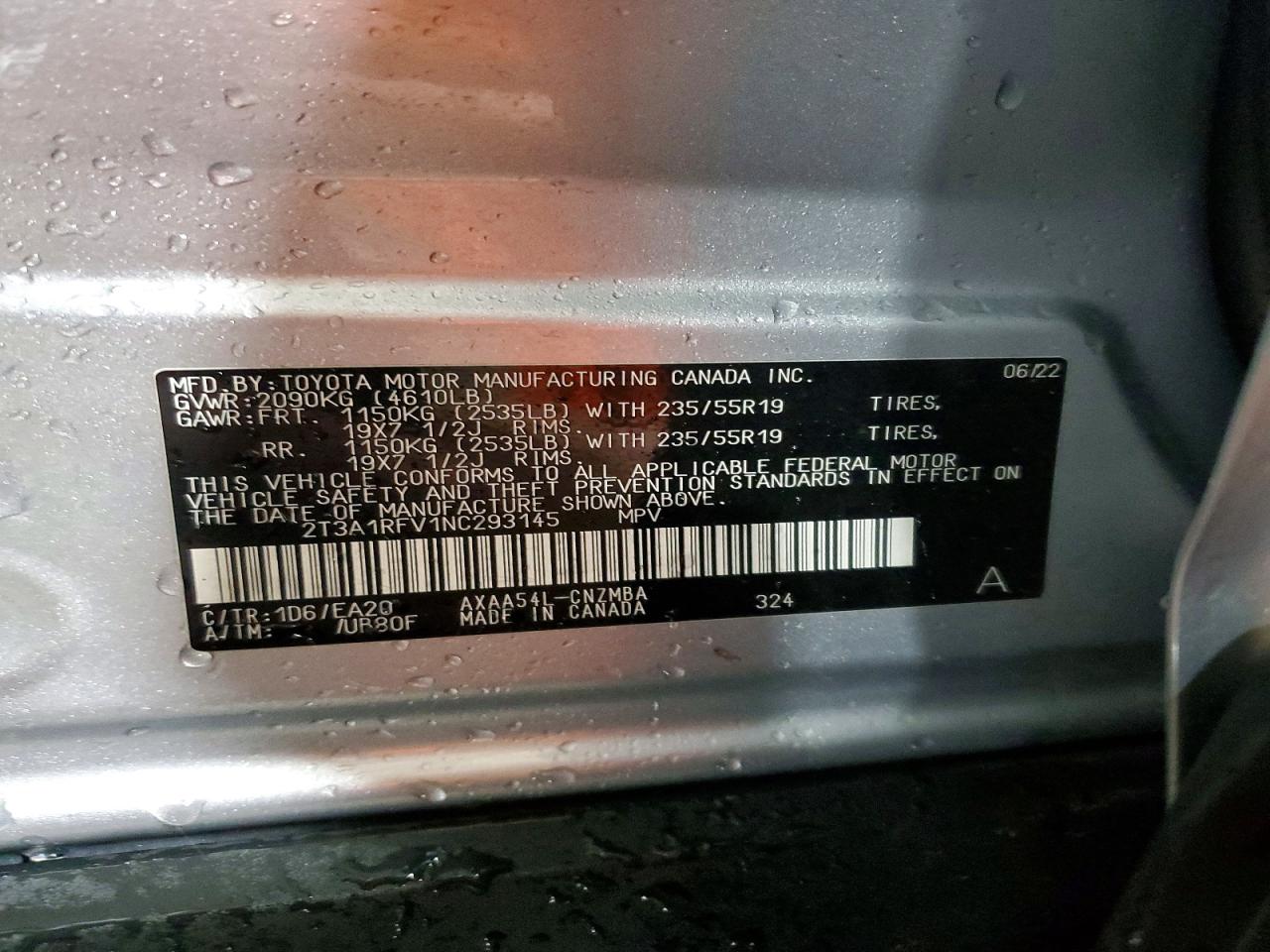 2022 TOYOTA RAV4 XLE PREMIUM photo 25