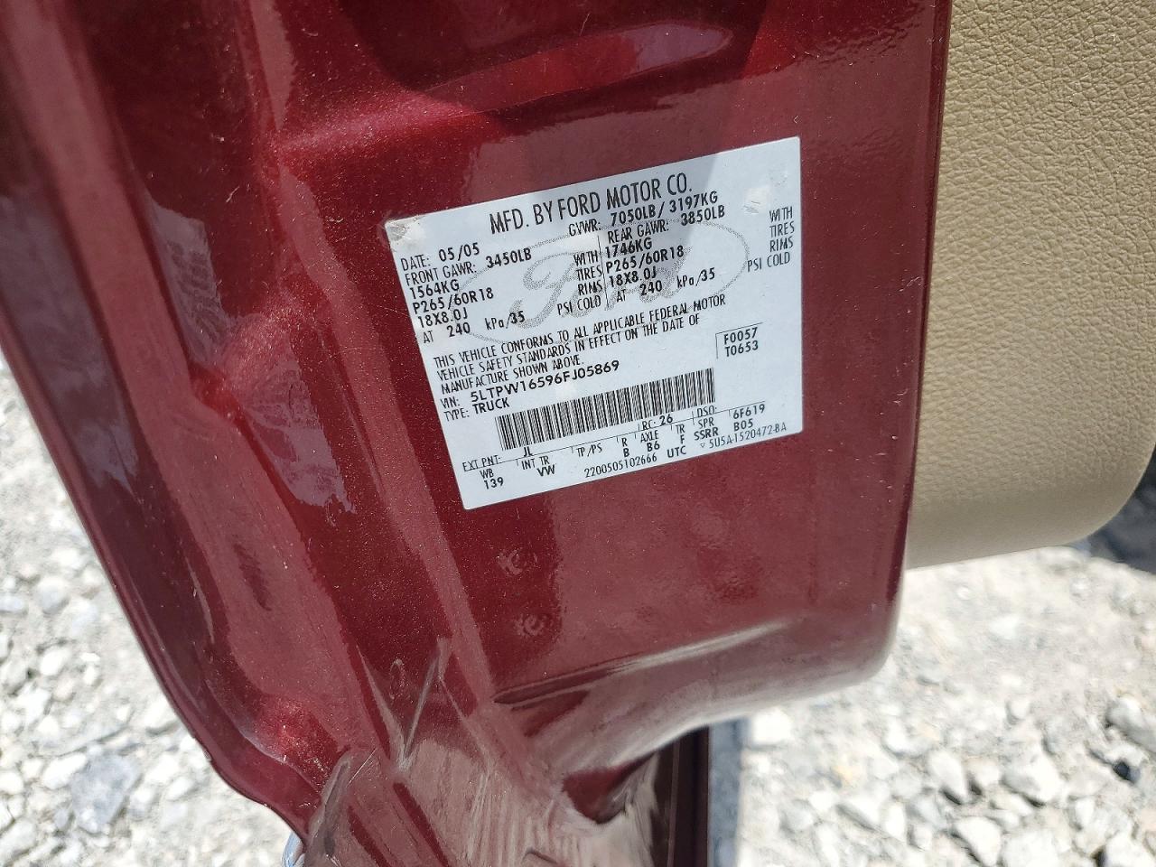 2006 LINCOLN MARK LT photo 34