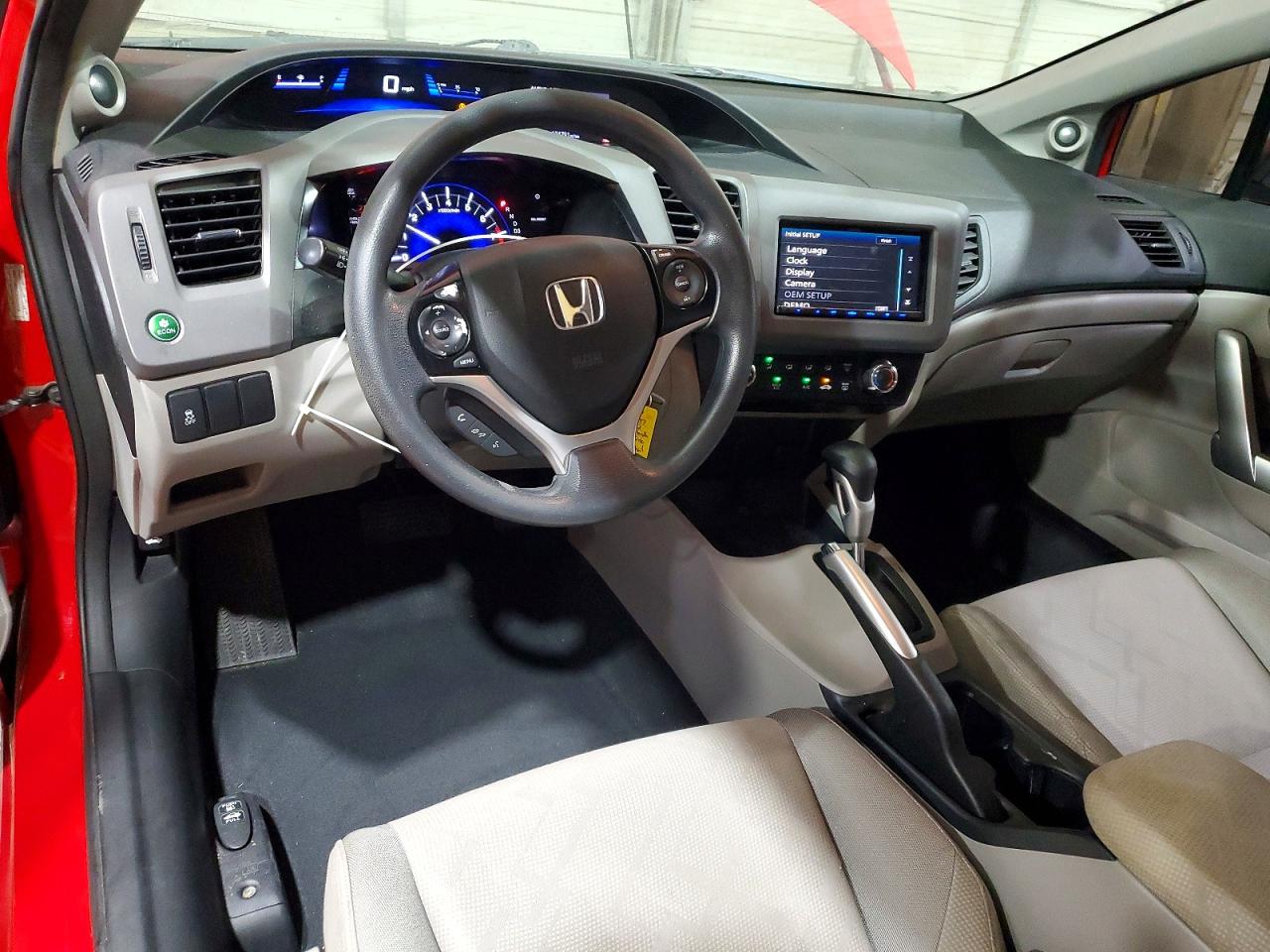 2012 HONDA CIVIC EX photo 15