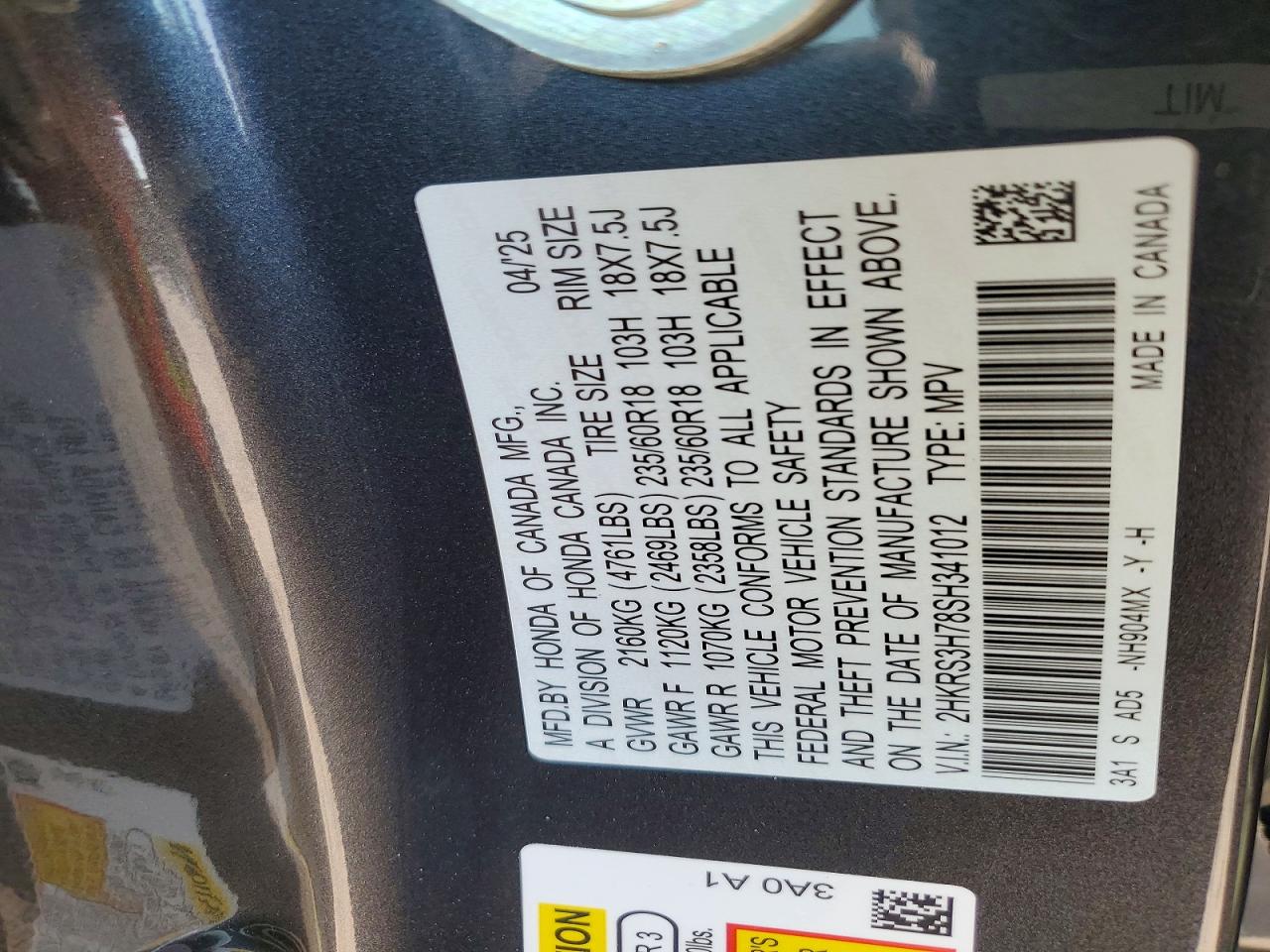 2025 HONDA CR-V EXL photo 37