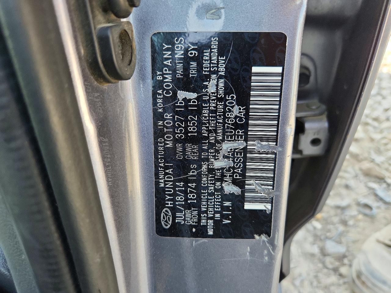 2014 HYUNDAI ACCENT GLS photo 25
