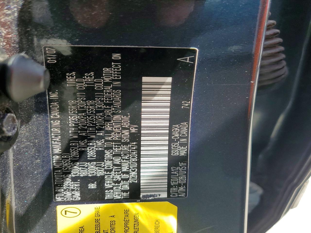 2008 LEXUS RX 350 photo 34