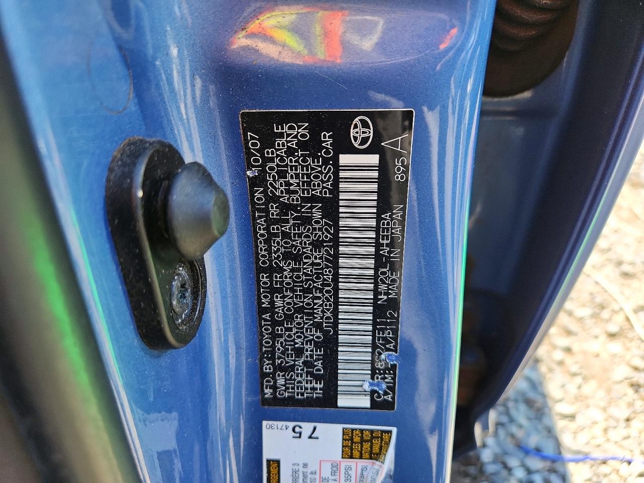 2008 TOYOTA PRIUS BASE photo 25