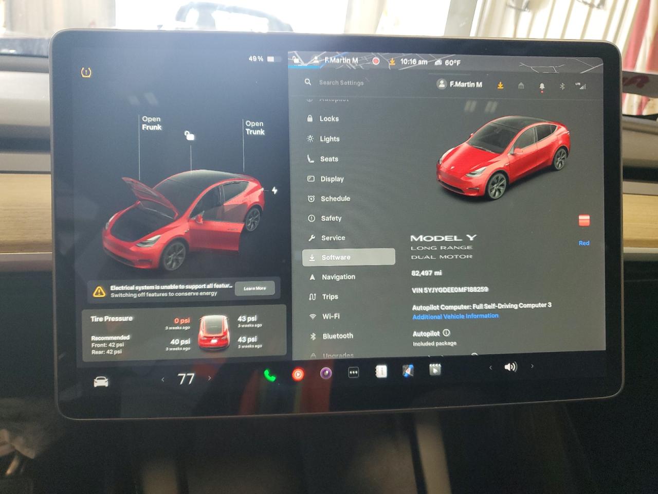 2021 TESLA MODEL Y photo 9