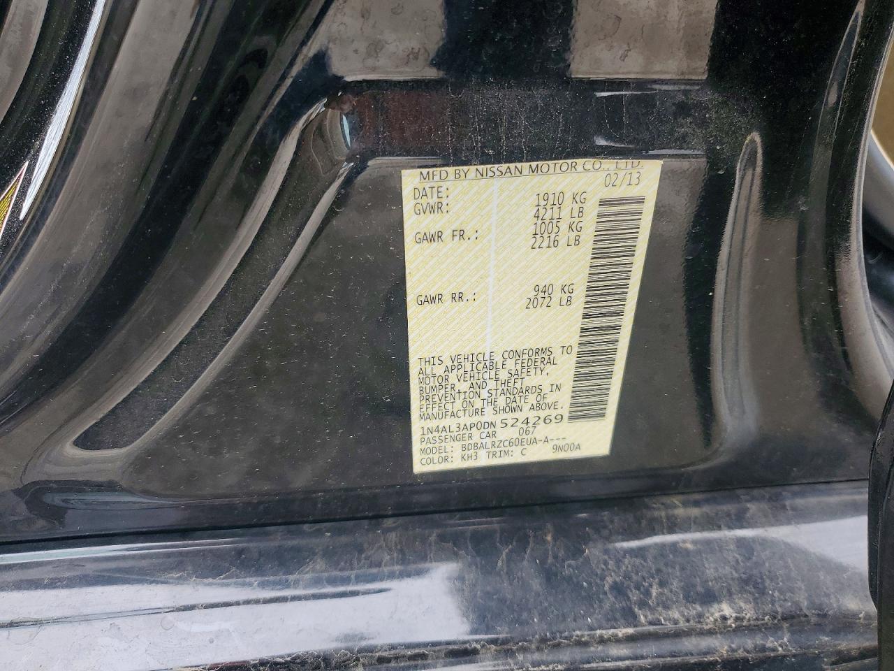 2013 NISSAN ALTIMA 2.5 photo 23
