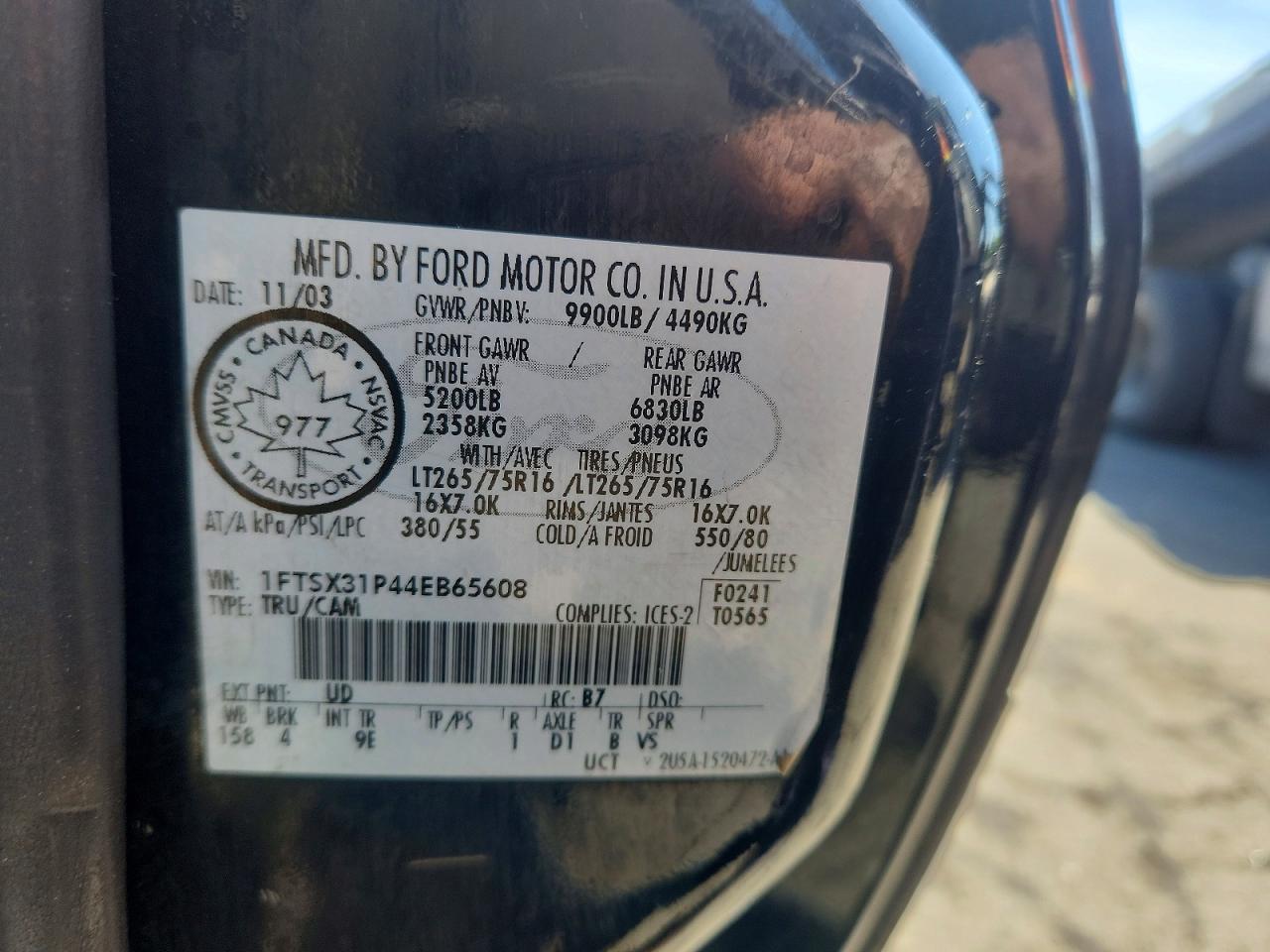 2004 FORD F350 SRW SUPER DUTY photo 34