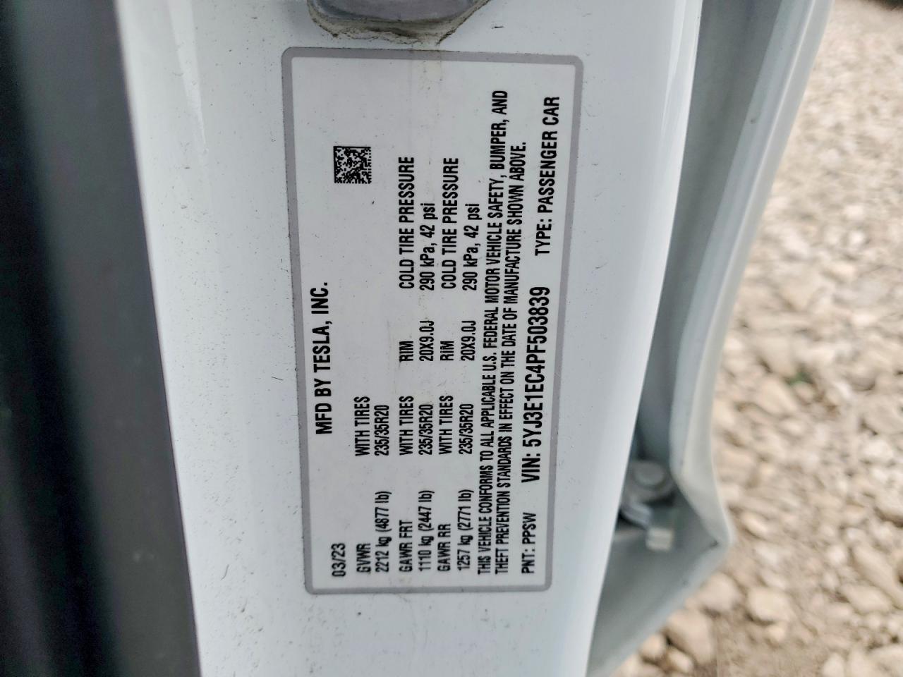2023 TESLA MODEL 3 photo 23