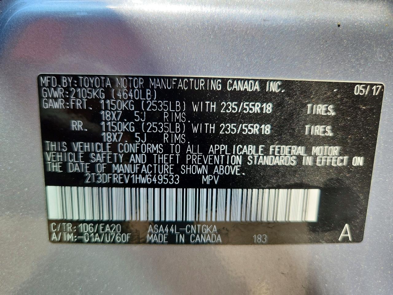 2017 TOYOTA RAV4 LIMITED photo 27