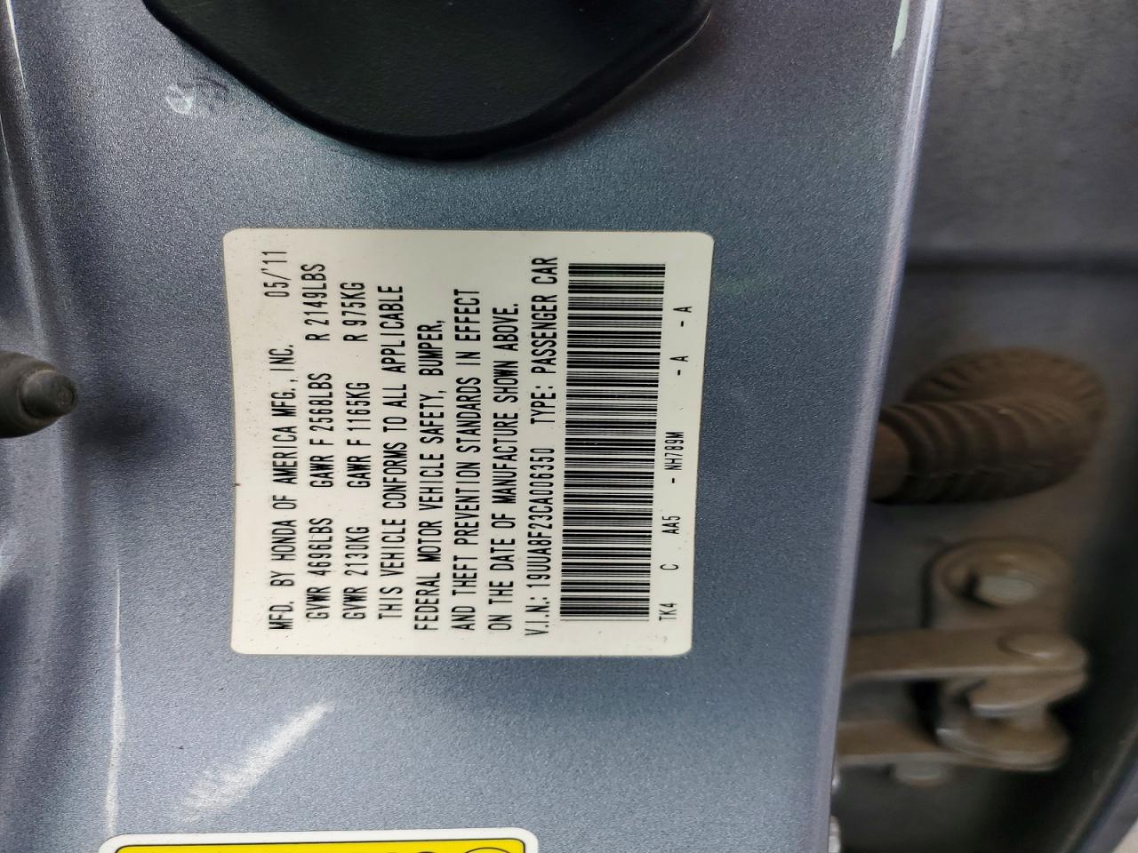 2012 ACURA TL photo 12