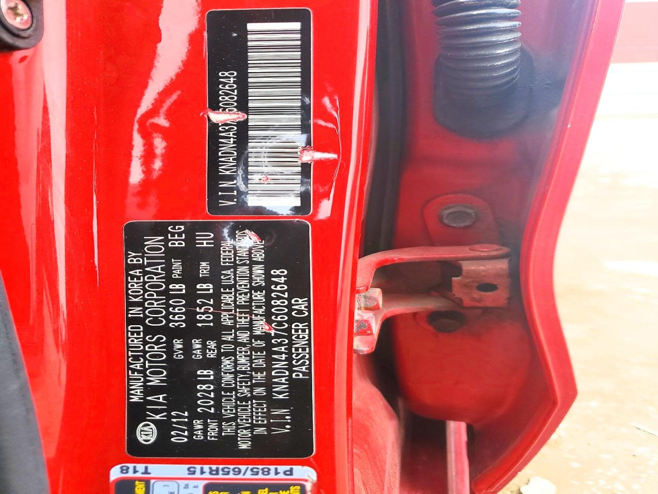 2012 KIA RIO EX photo 23