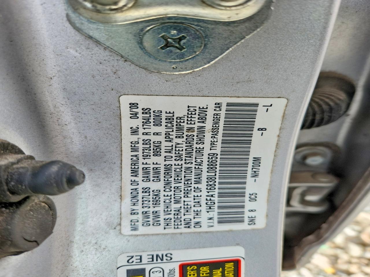 2008 HONDA CIVIC EX photo 25