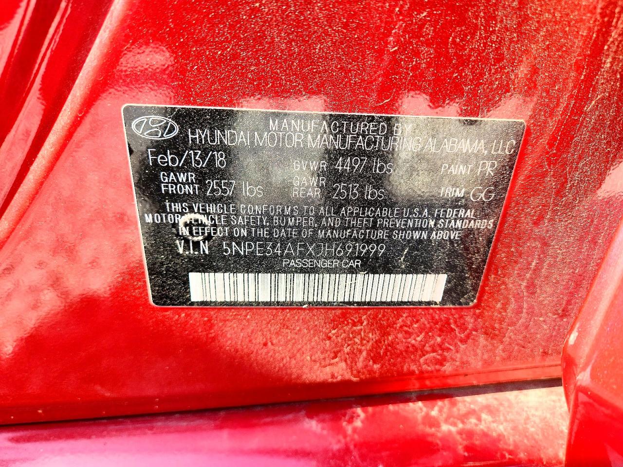 2018 HYUNDAI SONATA SEL photo 23