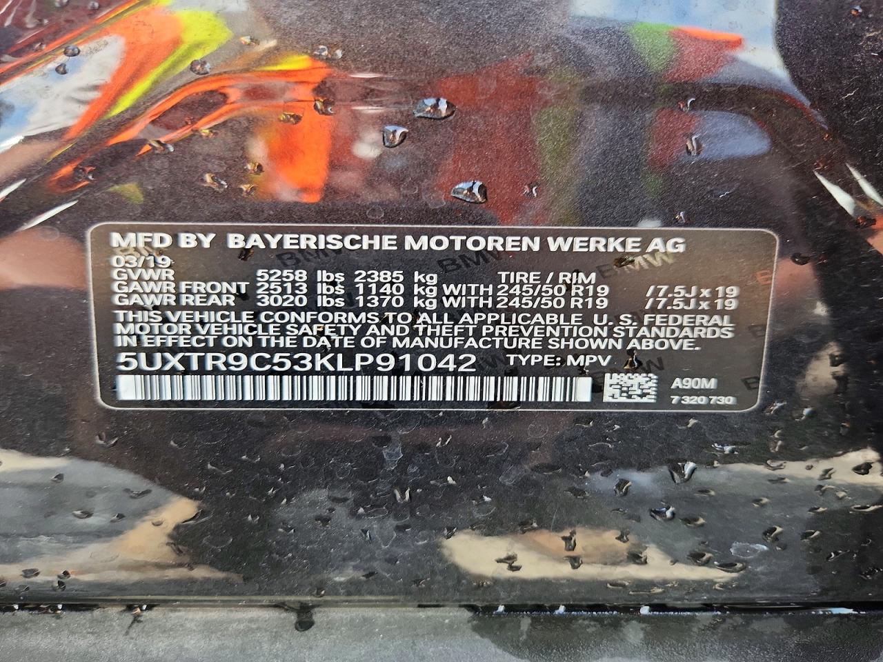 2019 BMW X3 XDRIVE30I photo 25