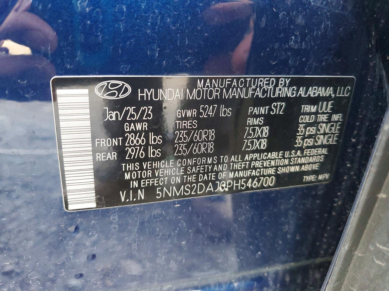 2023 HYUNDAI SANTA FE SEL photo 25