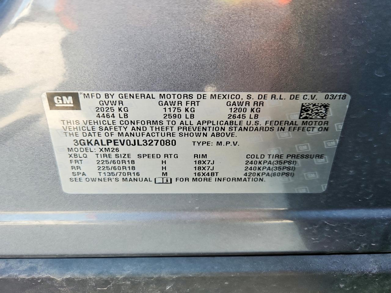 2018 GMC TERRAIN SLT photo 13
