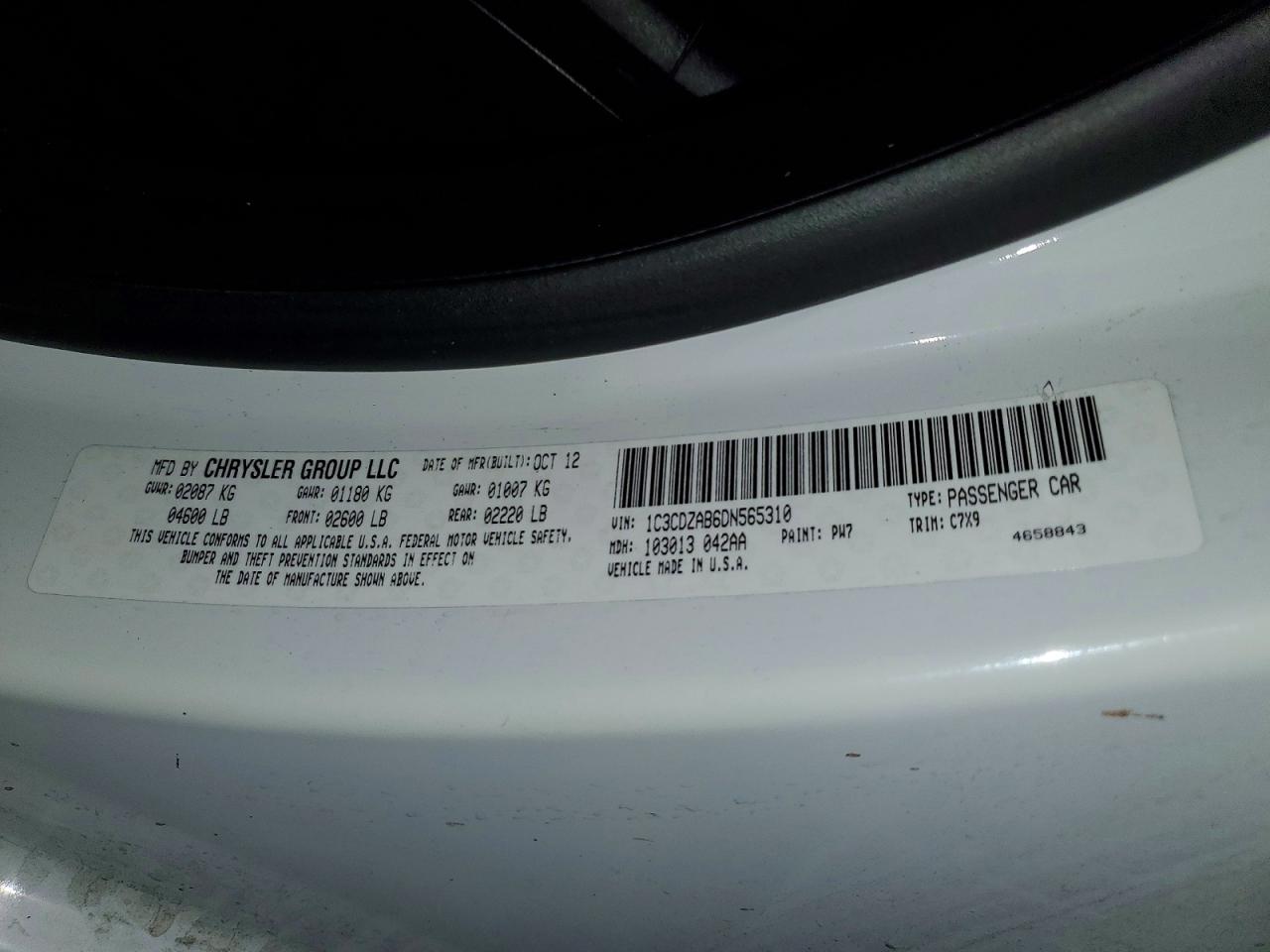 2013 DODGE AVENGER SE photo 34