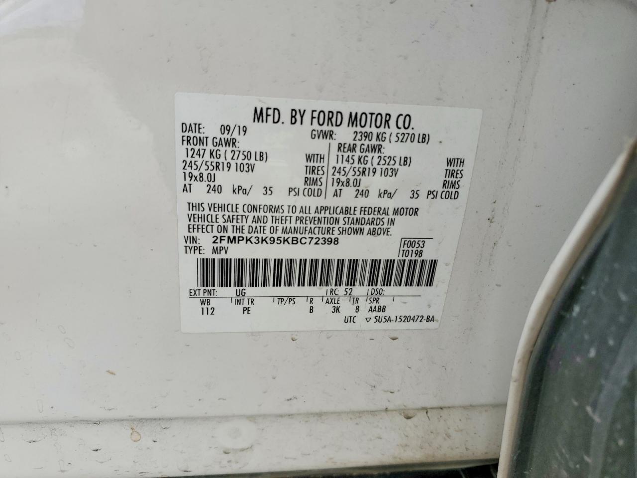 2019 FORD EDGE TITANIUM photo 25