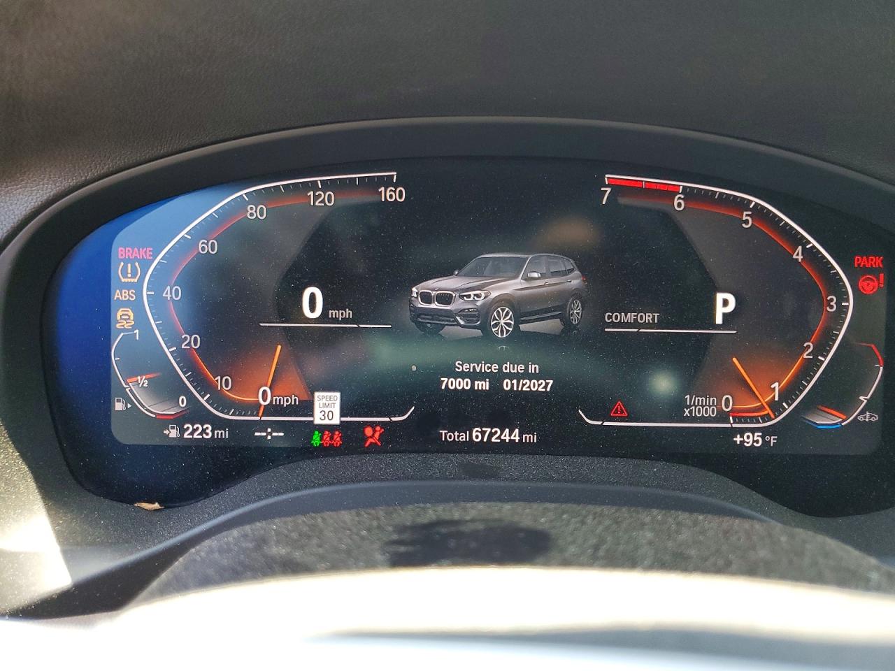 2020 BMW X3 XDRIVE30I photo 9