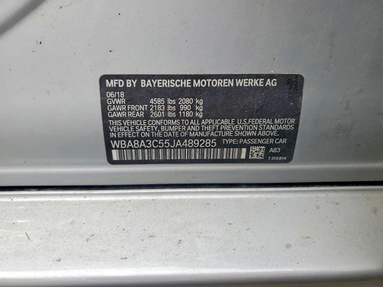 2018 BMW 320 XI photo 13