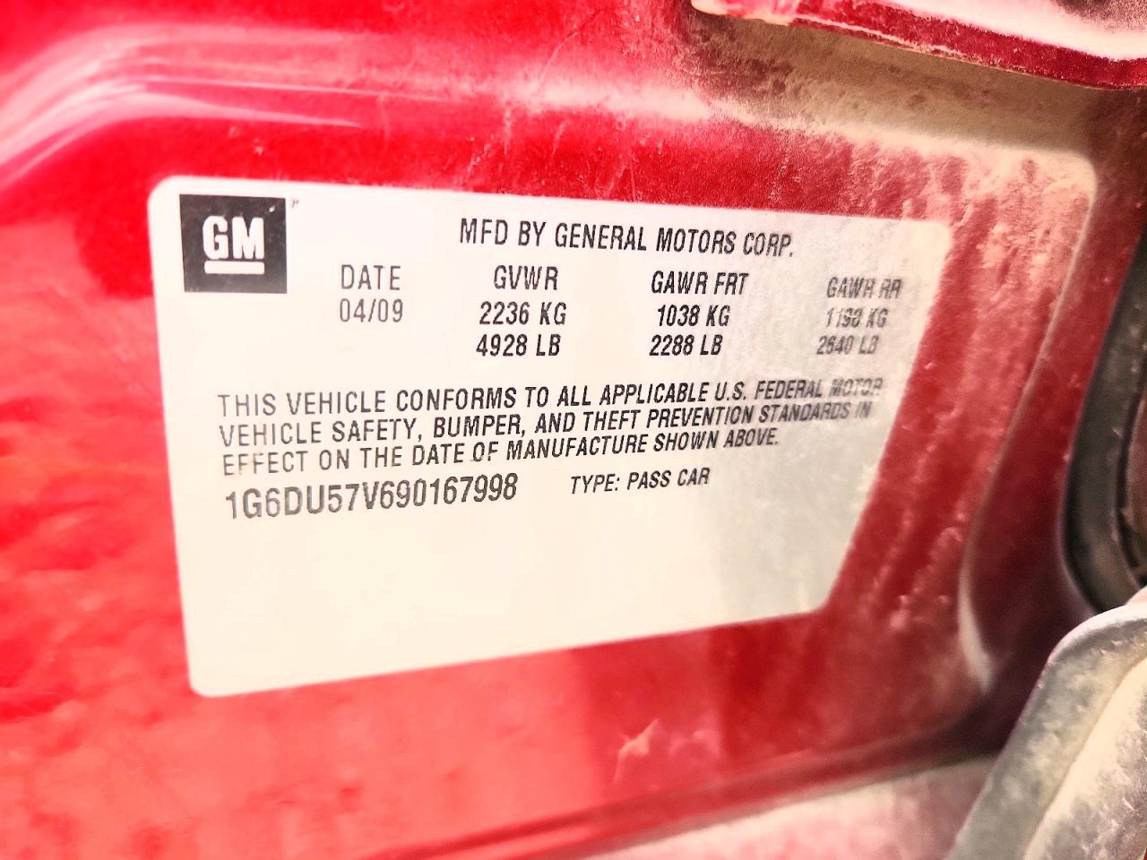 2009 CADILLAC CTS HI FEATURE V6 photo 23