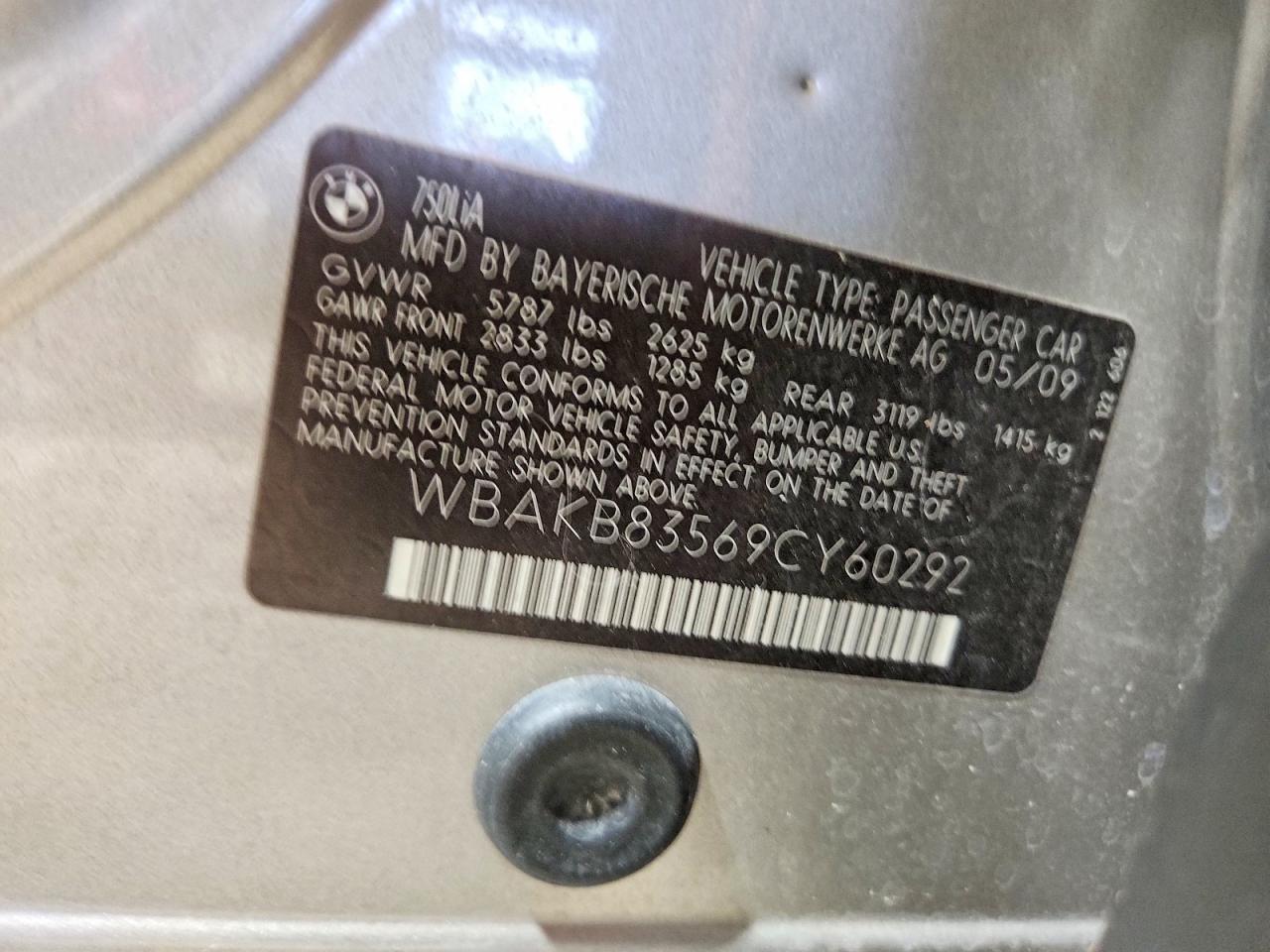 2009 BMW 750 LI photo 23