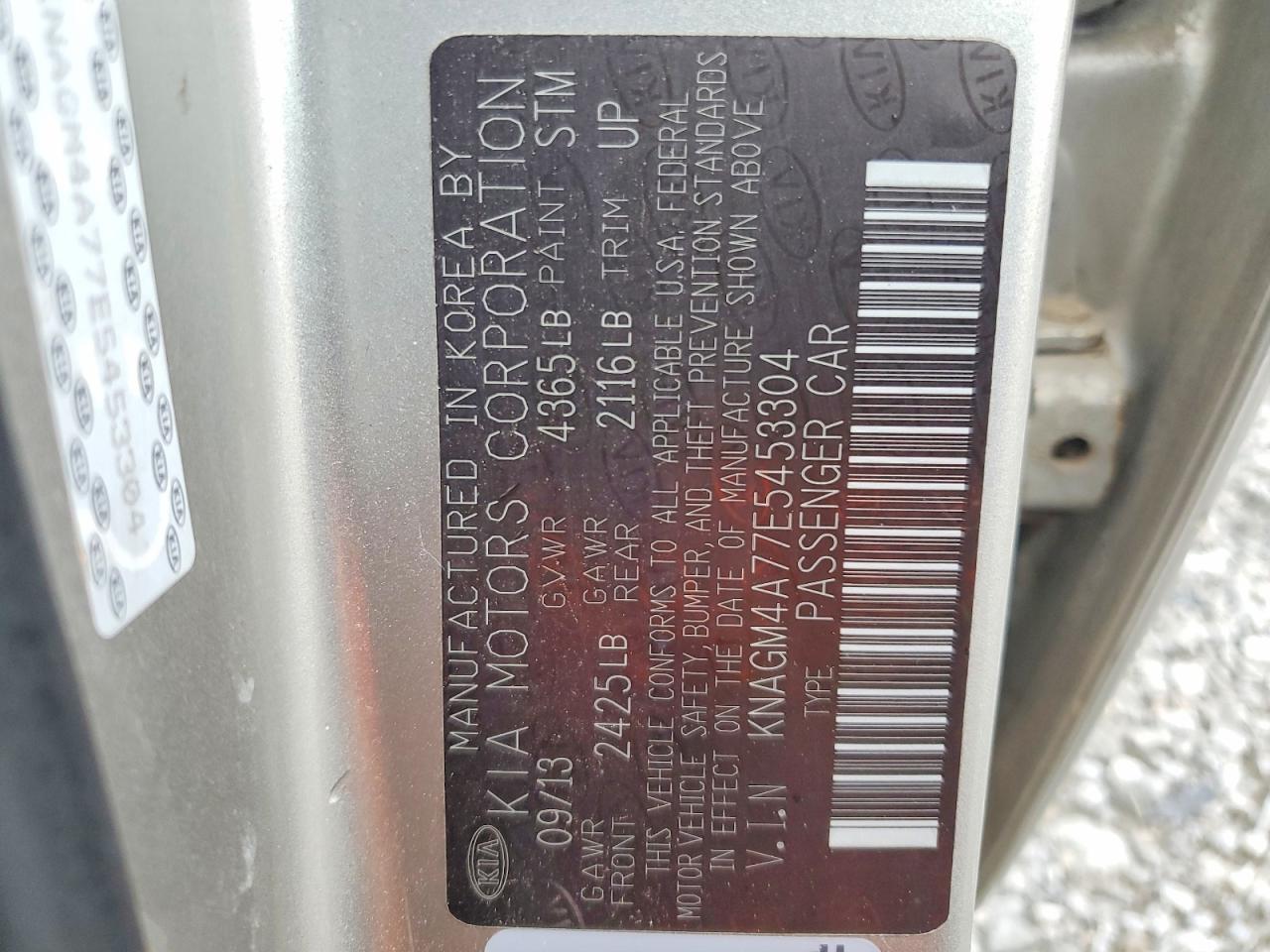 2014 KIA OPTIMA LX photo 34