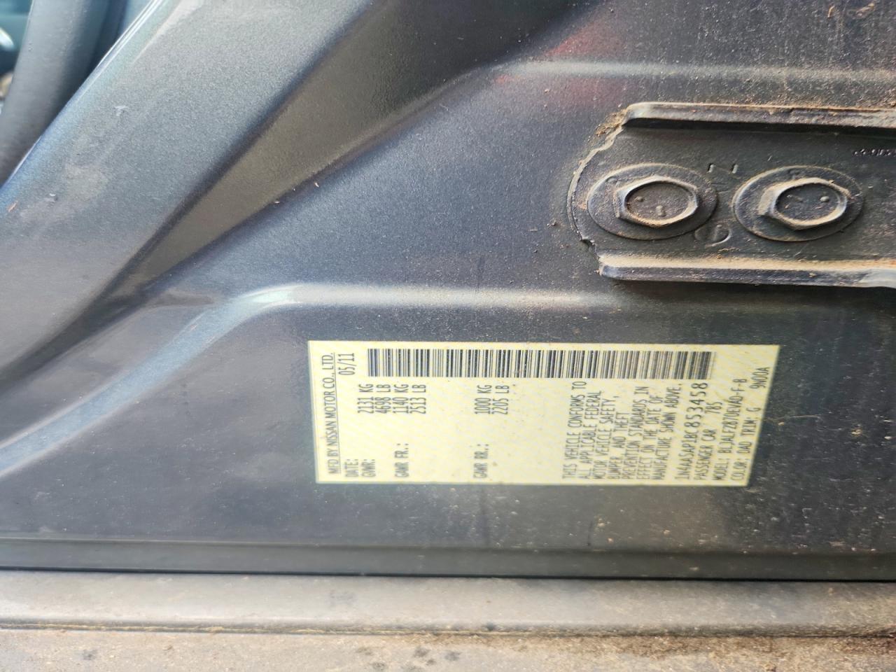 2011 NISSAN MAXIMA 3.5 S photo 23