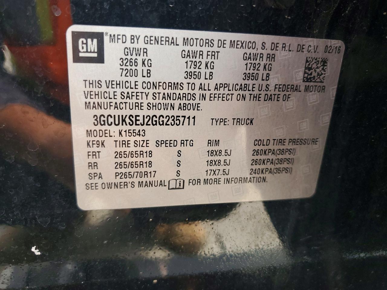 2016 CHEVROLET SILVERADO K1500 LTZ photo 23