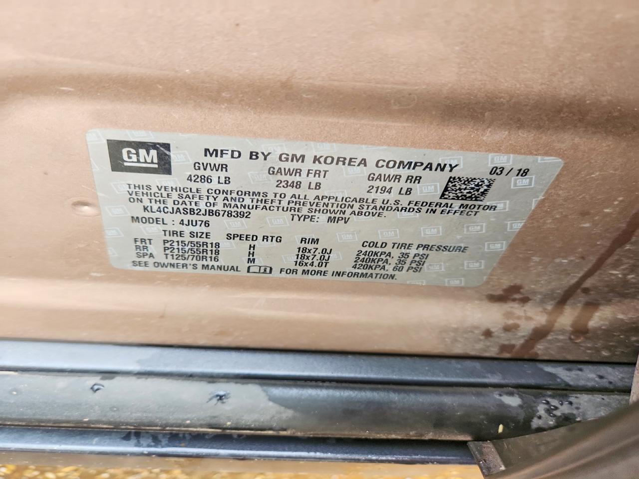 2018 BUICK ENCORE PREFERRED photo 23
