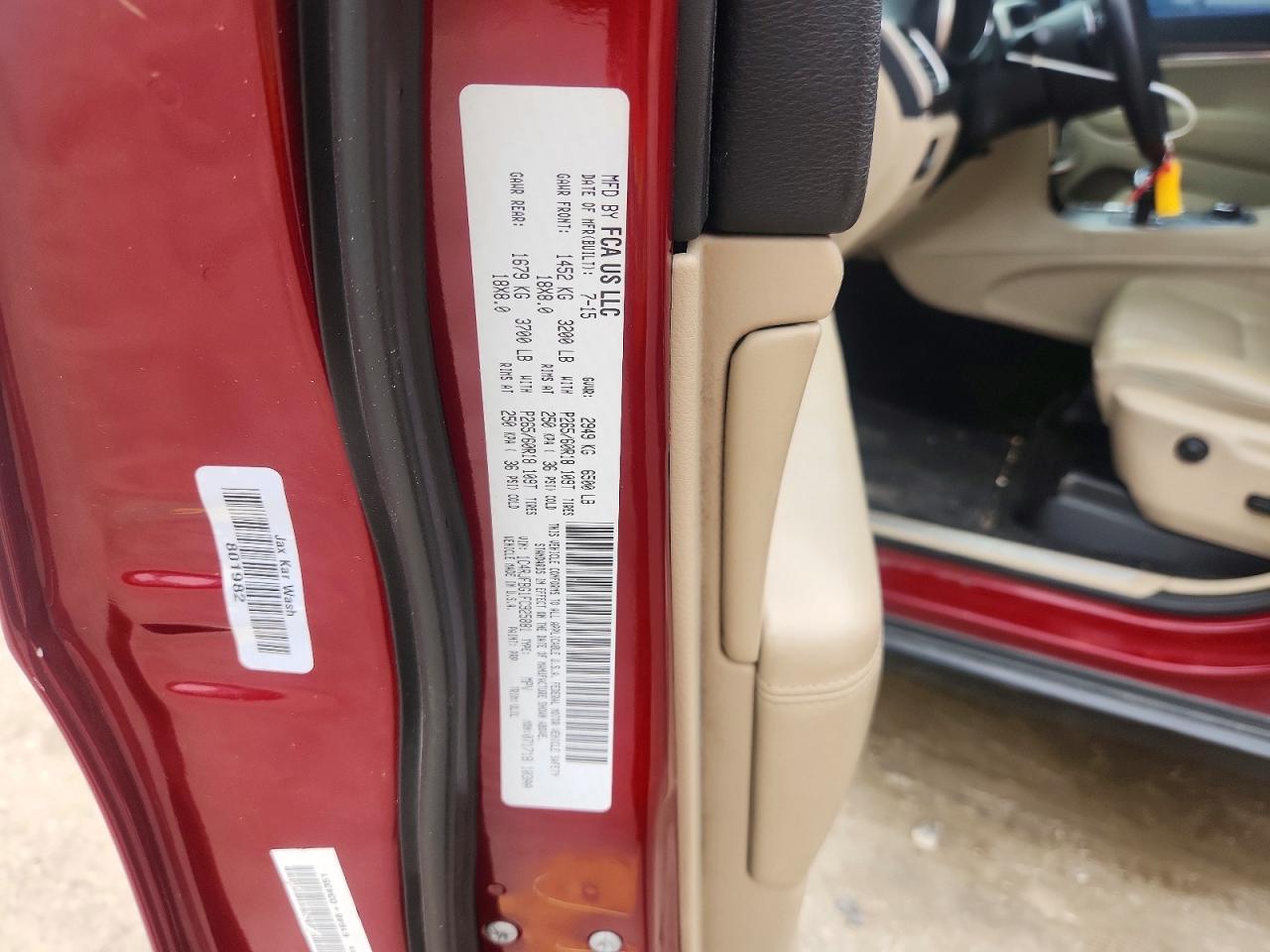 2015 JEEP GRAND CHEROKEE LIMITED photo 34